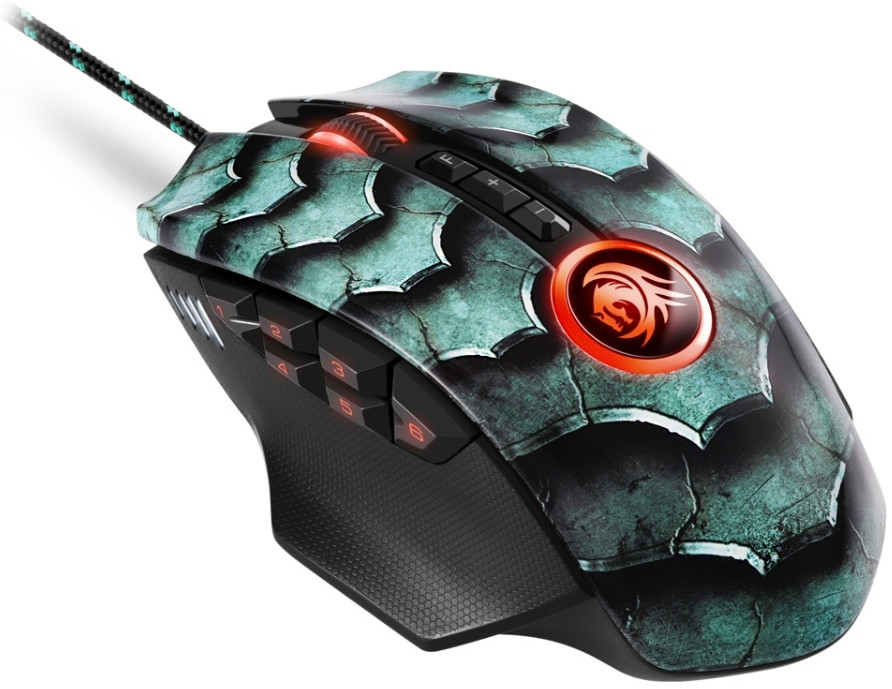 Мышь Sharkoon Drakonia II Green проводная игровая для PC (зеленая)