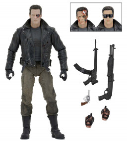 ������� NECA Scale Action Figure: Terminator 1984 � Ultimate Police Station Assault T-800 (17 ��)