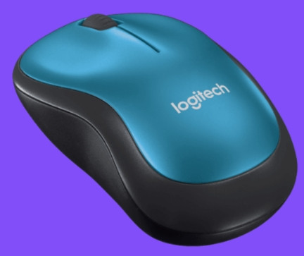 Мышь Logitech Wireless M185 беспроводная для PC (синий) (910-002239)