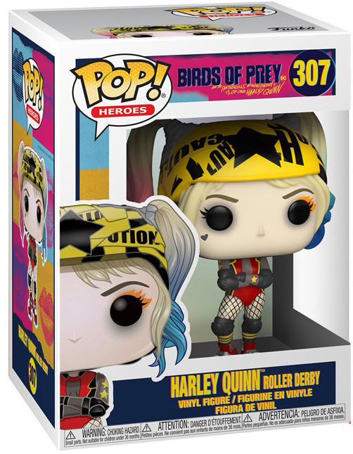  Funko POP Heroes: Birds Of Prey  Harley Quinn Roller Derby (9,5 )