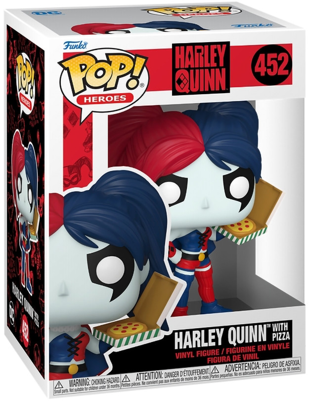 Фигурка Funko POP Heroes: DC Comics – Harley Quinn with Pizza (9,5 см)
