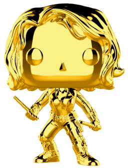  Funko POP Marvel: The First Ten Years  Black Widow Chrome Bobble-Head (9,5 )