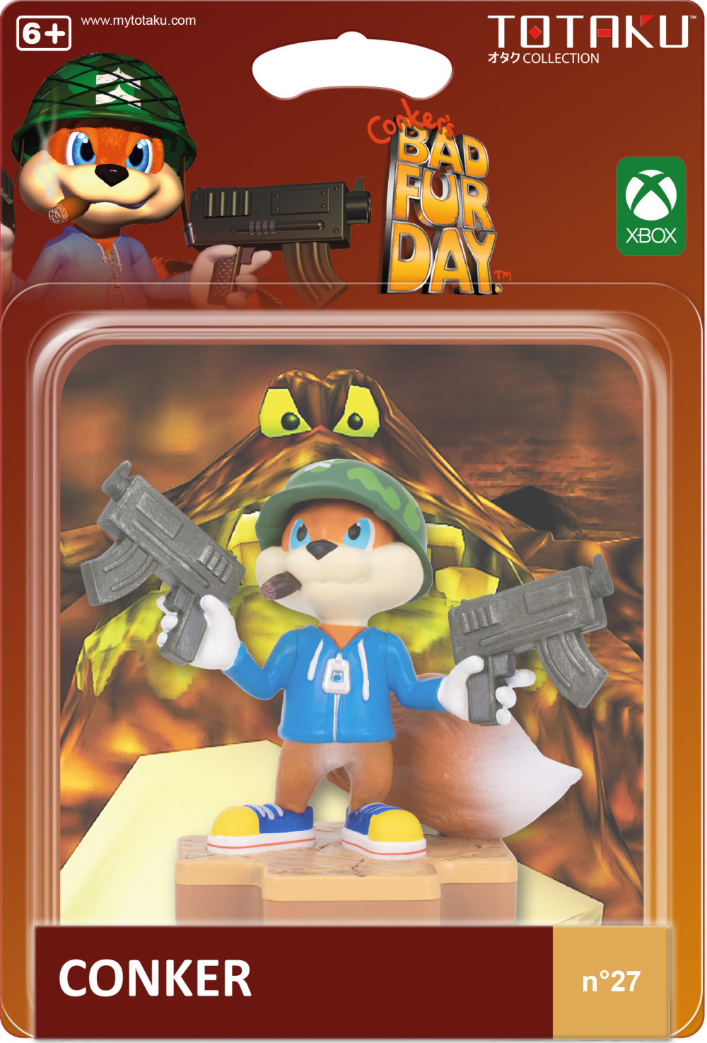 Фигурка TOTAKU Collection №27: Conker's Bad Fur Day – Conker (10 см)