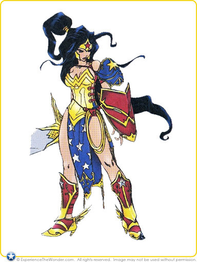  Ame-Comi Heroine Series Wonder Woman Repaint Staue (23 )