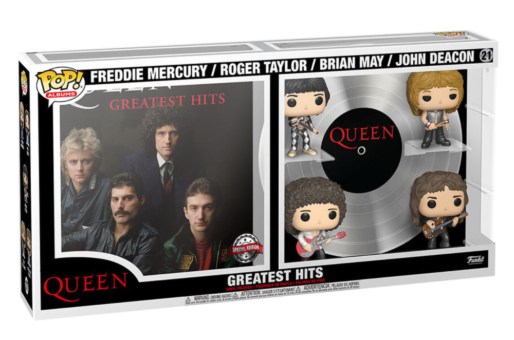  Funko POP Album: Queen  Greatest Hits Exclusive Deluxe (9,5 )