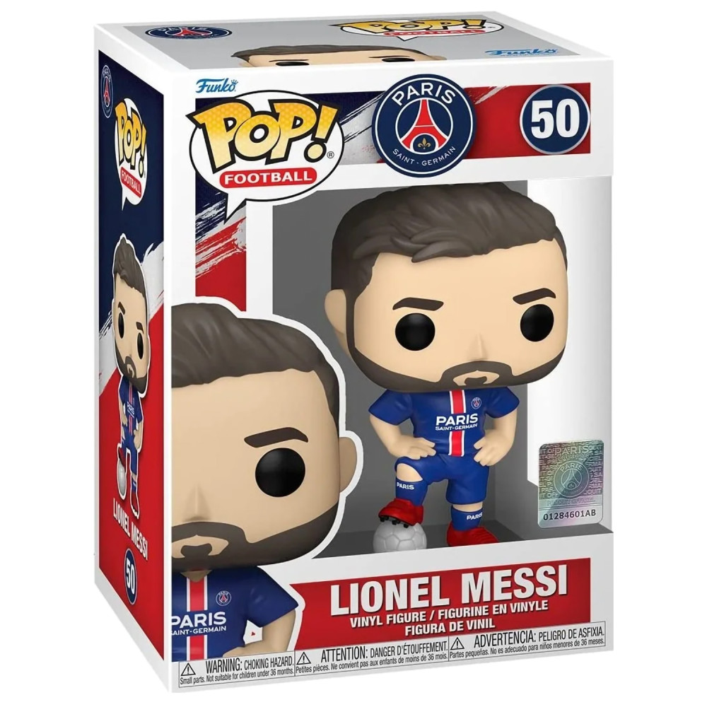 Фигурка Funko POP Football: Paris Saint-Germain – Lionel Messi (9,5 см)