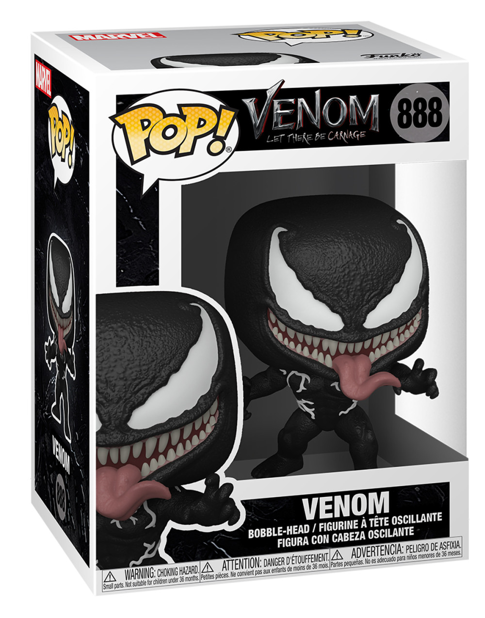  Funko POP Marvel: Venom Let There Be Carnage  Venom Bobble-Head (9,5 )
