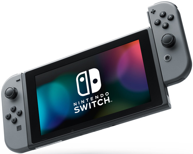 Игровая консоль Nintendo Switch (серый)  – Trade-in | Б/У – Вторая ревизия 