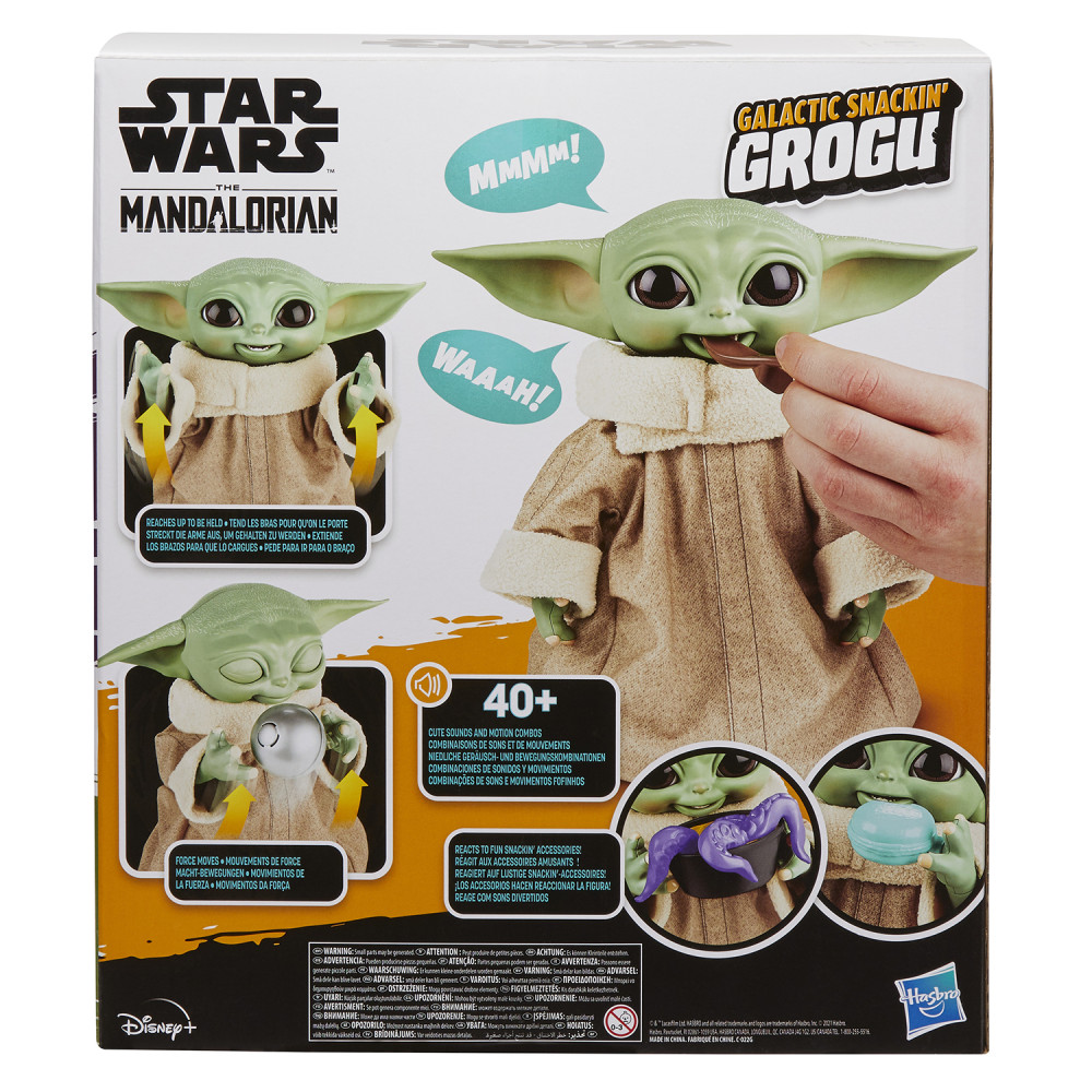  Star Wars: The Mandalorian  Galactic Snackin` Grogu Animatronic Edition