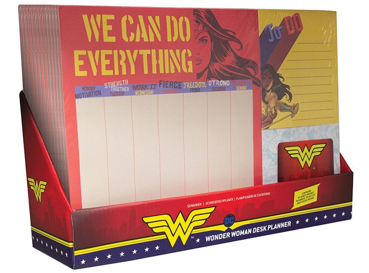 Настольный еженедельник Wonder Woman