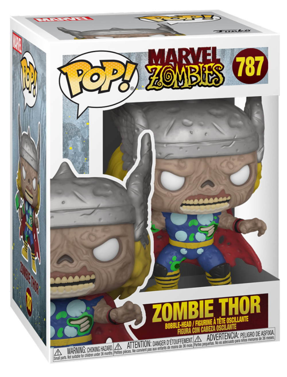 Фигурка Funko POP Marvel: Zombies – Zombie Thor Bobble-Head (9,5 см)