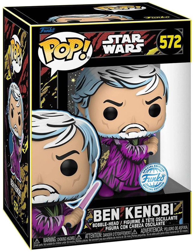 ������� Funko POP Star Wars: Retro Series � Ben Kenobi Exclusive Bobble-Head (9,5 ��)
