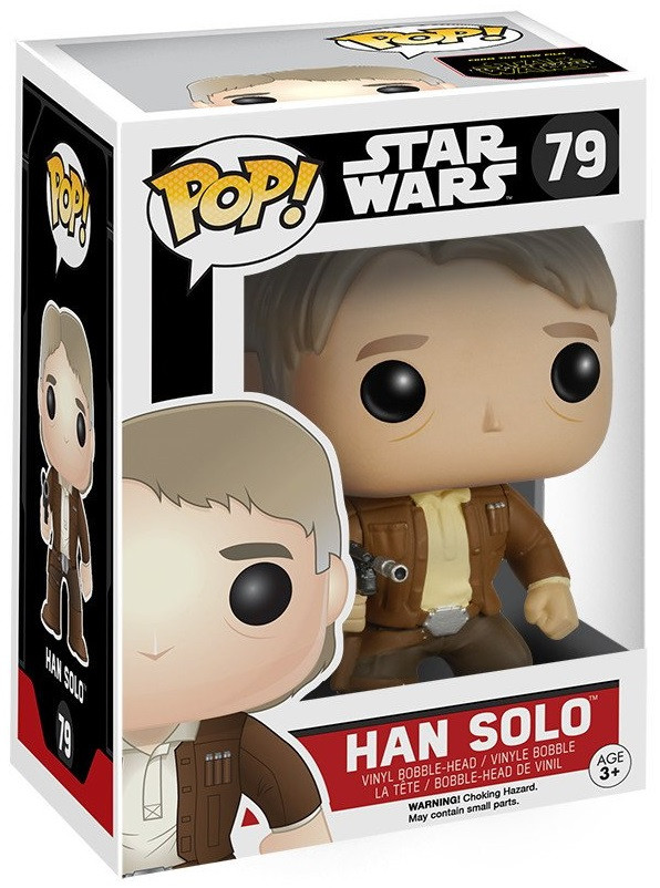 Фигурка Funko POP: Star Wars Episode VII The Force Awakens – Han Solo Bobble-Head (9,5 см)
