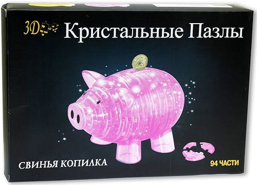 3D пазл Свинья XL