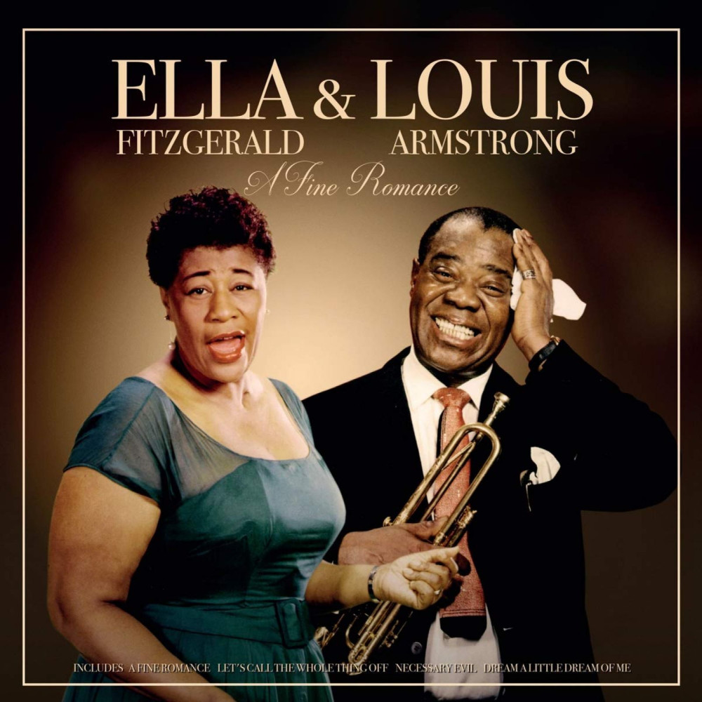 FITZGERALD ELLA  & LOUIS ARMSTRONG  A Fine Romance  LP +   COEX   12" 25 
