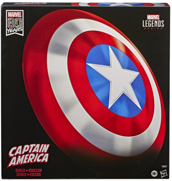 Реплика Щит Капитана Америка Marvel Legends Series: Avengers – Captain America Shield. Масштаб 1:1