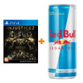  Injustice 2. Legendary Edition [PS4,  ] +   Red Bull   250