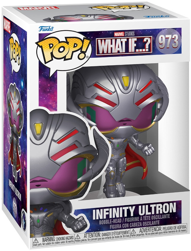 Фигурка Funko POP: Marvel What If...? – Infinity Ultron Bobble-Head (9,5 см)