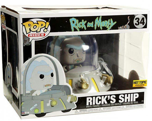 Фигурка Funko Rides: Rick And Morty – Rick`s Ship Exclusive (9,5 см)