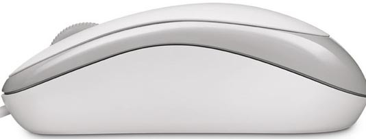 Мышь Microsoft Wired Basic Optical Mouse White проводная для PC