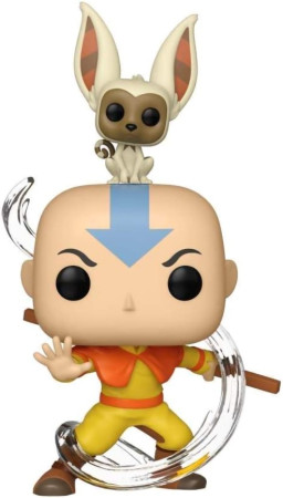 Funko POP Animation: Avatar Aang The Last Airbender  Aang With Momo (9, 5 )