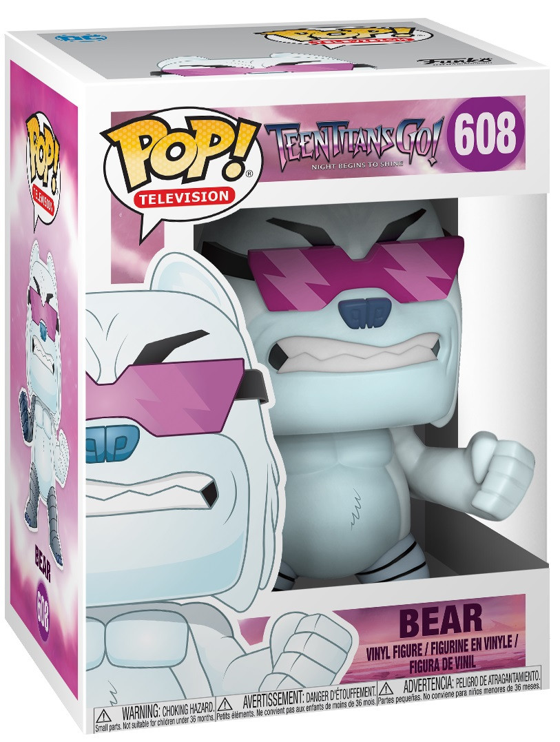  Funko POP Television: Teen Titans Go! Night Begins To Shine  Bear (9,5 )