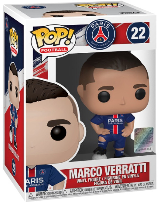 Фигурка Funko POP Football: Paris Saint-Germain – Marco Veratti (9,5 см)