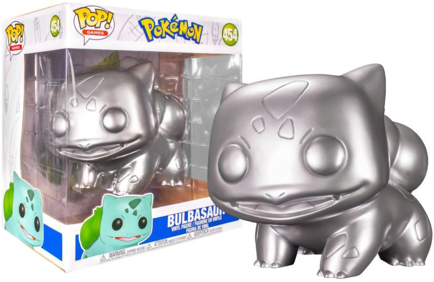  Funko POP Games: Pokemon  Bulbasaur Metallic (25 )