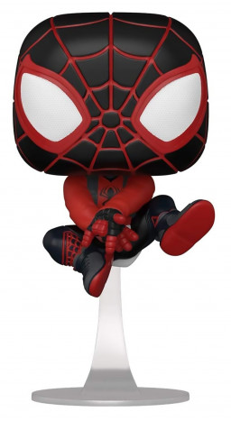  Funko POP: Marvel Spider-Man Gamerverse  Miles Morales Bodega Cat Suit Bobble-Head (9,5 )