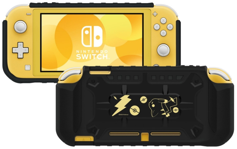  Hori Hybrid system armour  Pikachu Black & Gold  Nintendo Switch Lite (NS2-077U)