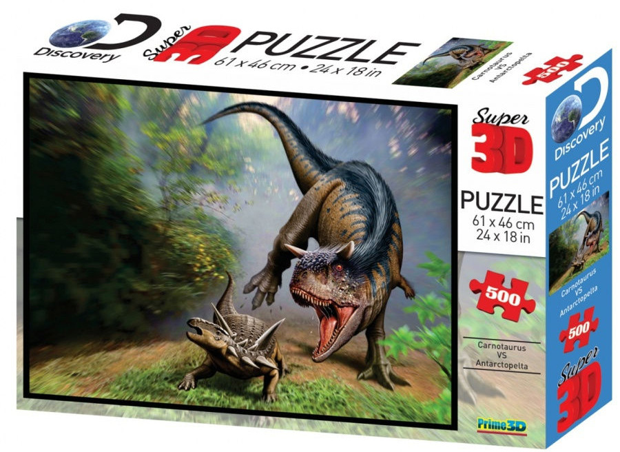 Super 3D Puzzle: Карнотавр против антарктопельты
