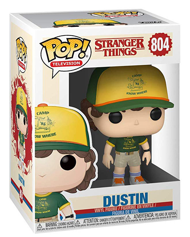 Фигурка Funko POP Television: Stranger Things – Dustin At Camp (9,5 см)