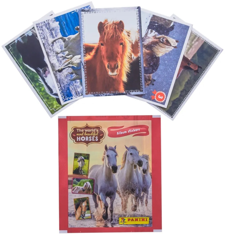 Блистер с наклейками Horses / Лошади (6 наборов)