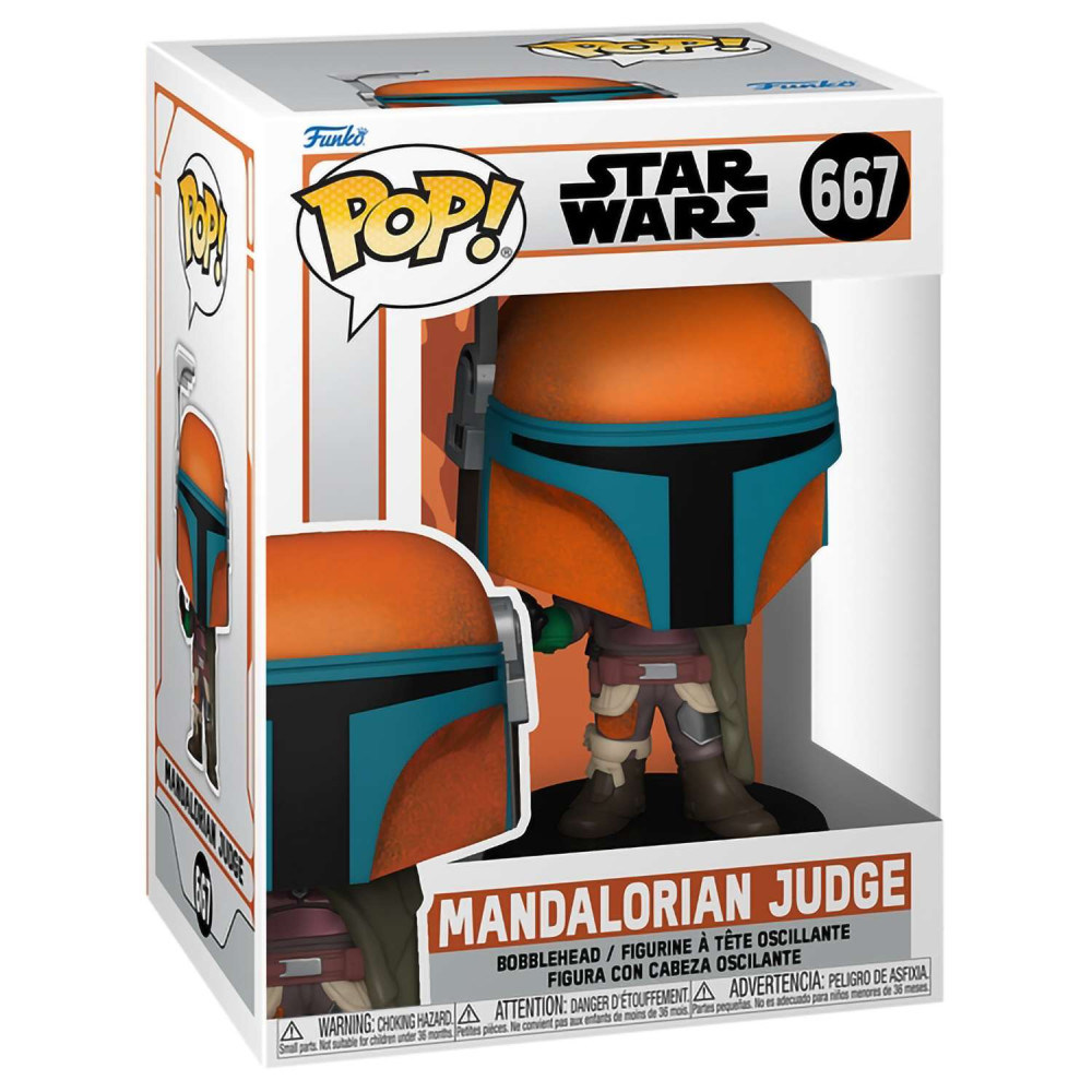 Фигурка Funko POP Star Wars: Mandalorian S9 – Mandalorian Judge Bobble-Head (9,5 см)