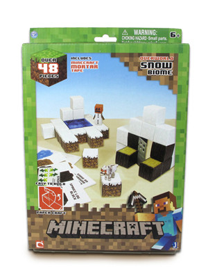 Minecraft Papercraft. Overworld Snow Biome (48 )