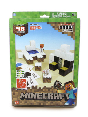 Minecraft Papercraft. Overworld Snow Biome (48 �������)