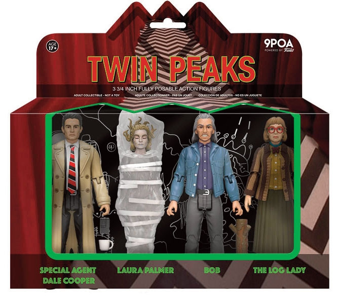   Funko POP Television Twin Peaks: Dale Cooper, Laura Palmer, Bob, Log Lady (9,5 )