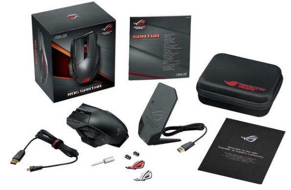 ���� ������� ASUS ROG Spatha ���������/������������ ������� ��� PC (������) (90MP00A1-B0UA00)