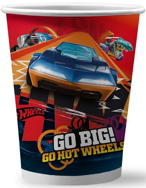Набор бумажных стаканов Hot Wheels 1 (250 мл, 6 шт)