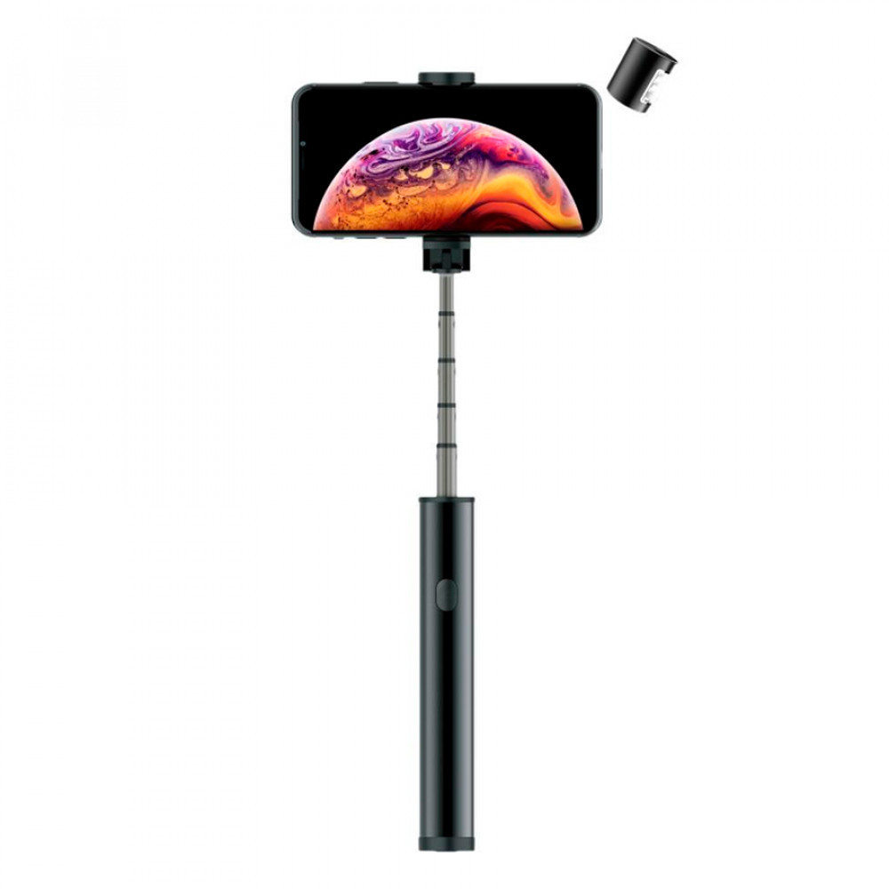 Монопод Devia Magic Flute Selfi Stick with LED Bluetooth (Black)