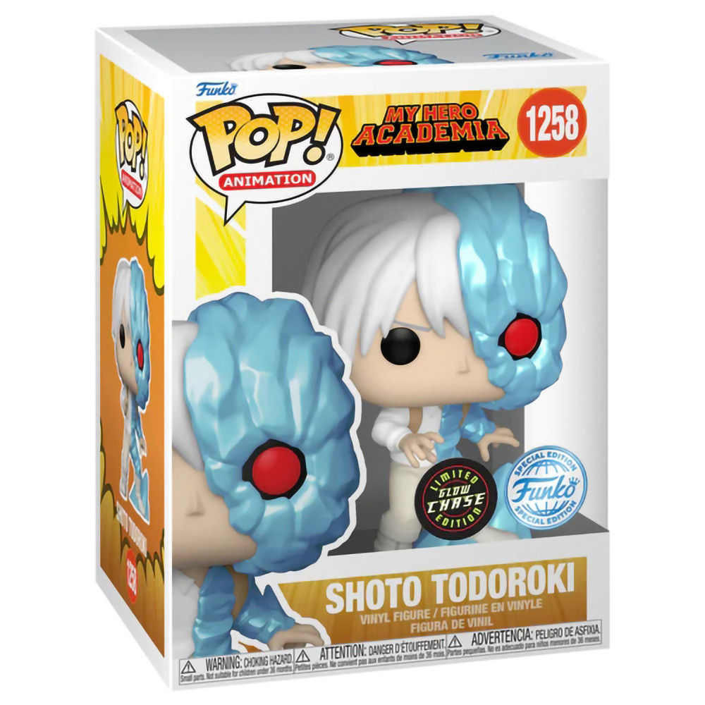  Funko POP Animation: My Hero Academia  Shoto Todoroki Ice With Chase Exclusive [Glows In The Dark] (9,5 )
