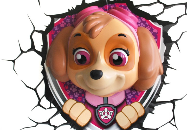 3D Светильник Paw Patrol: Skye