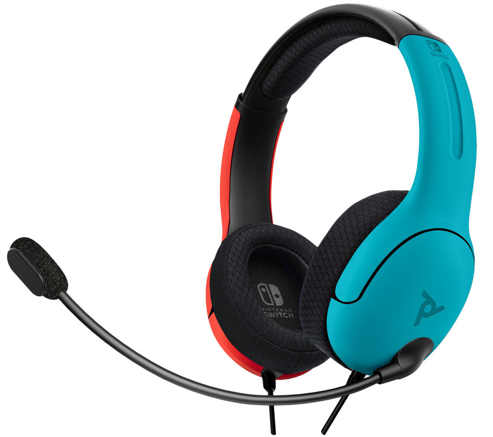 Проводная гарнитура LVL40 для Nintendo Switch (Blue Red)