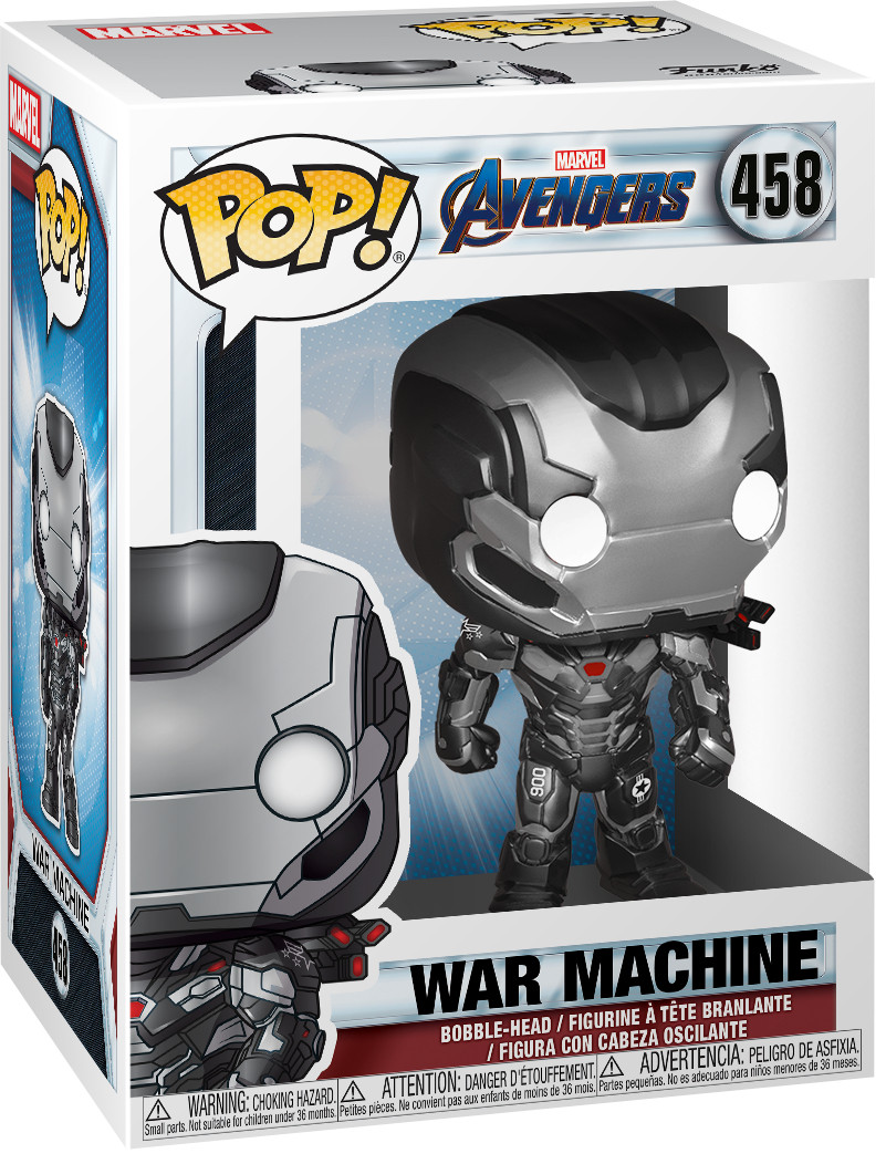  Funko POP Marvel: Avengers Endgame  War Machine Bobble-Head (9,5 )