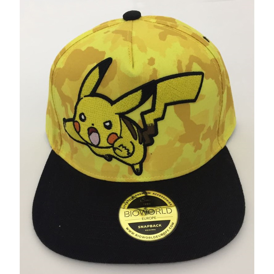  Pokemon. Pikachu Camo Snapback