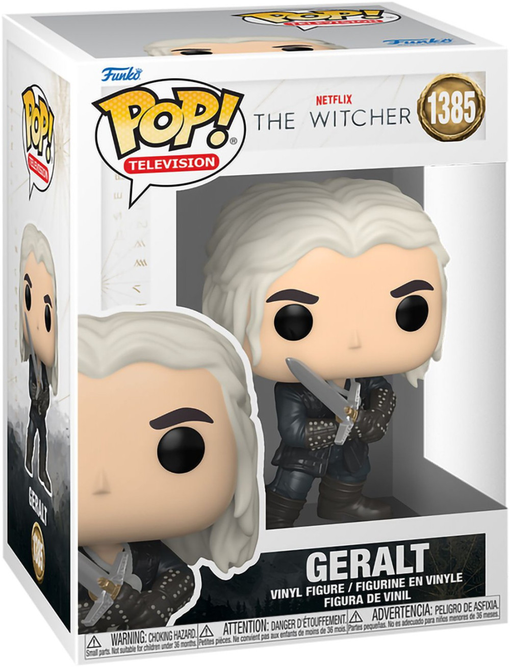 Фигурка Funko POP Television: The Witcher S2 – Geralt (9,5 см)