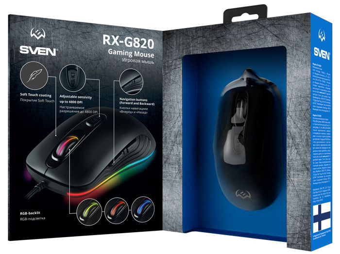 Мышь SVEN RX-G820 проводная игровая для PC
