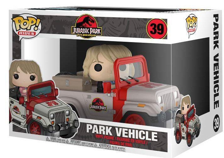  Funko POP Rides: Jurassic Park  Park Vehicle