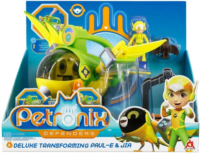 Игровой набор Petronix: Мега-трансформер 2в1 – Полли и фигурка