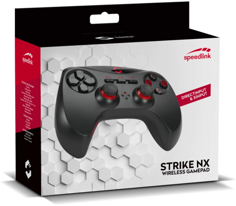 Геймпад Speedlink Strike NX Gamepad Wireless беспроводной для PC (SL-650100-BK-01)